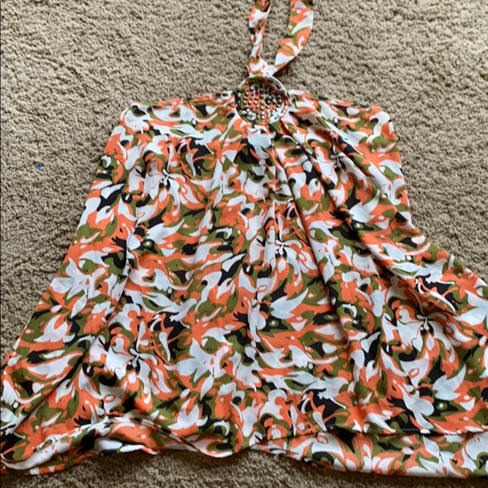 Camo print halter